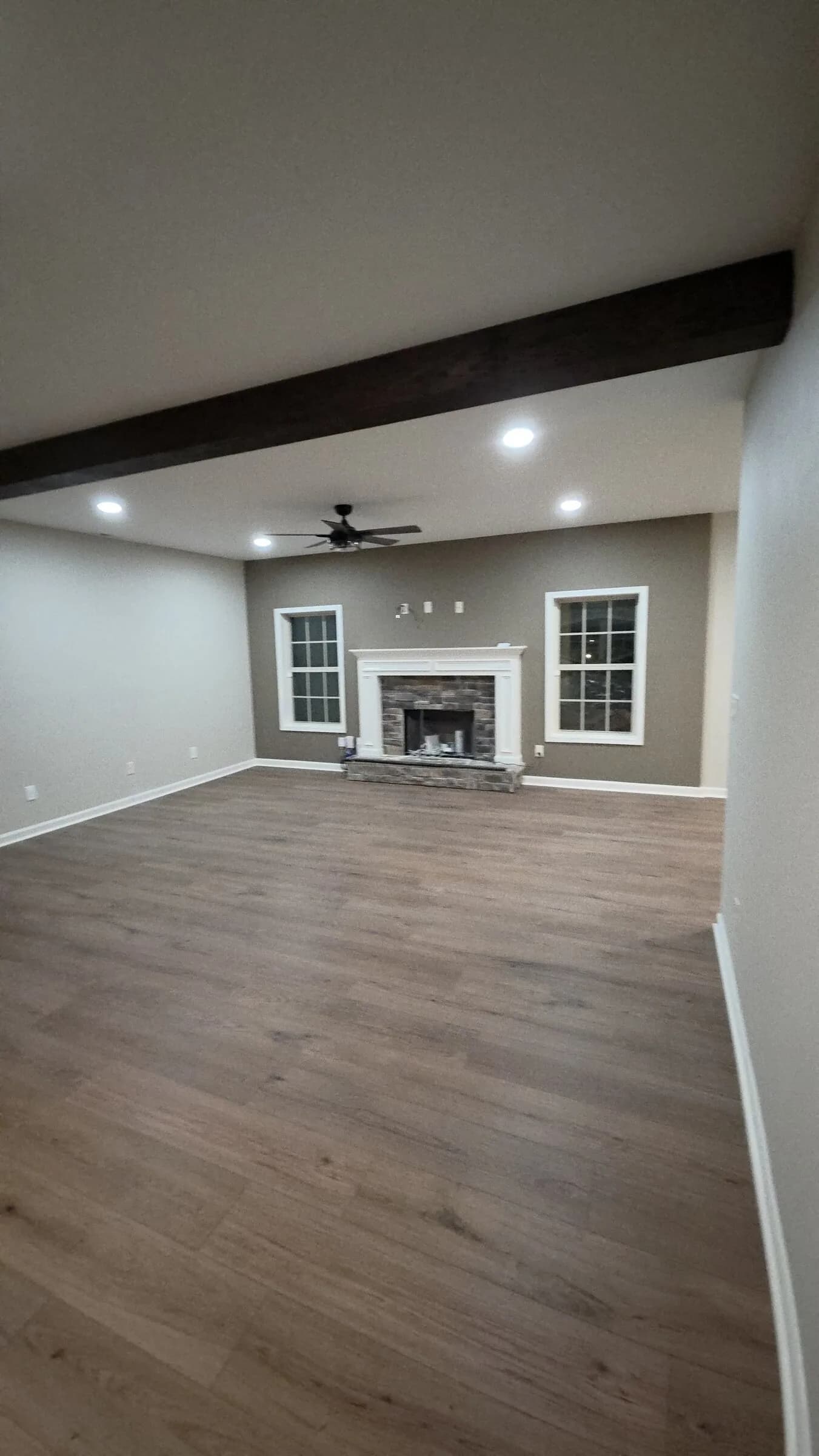 Unfinished space turned into the room you actually use.